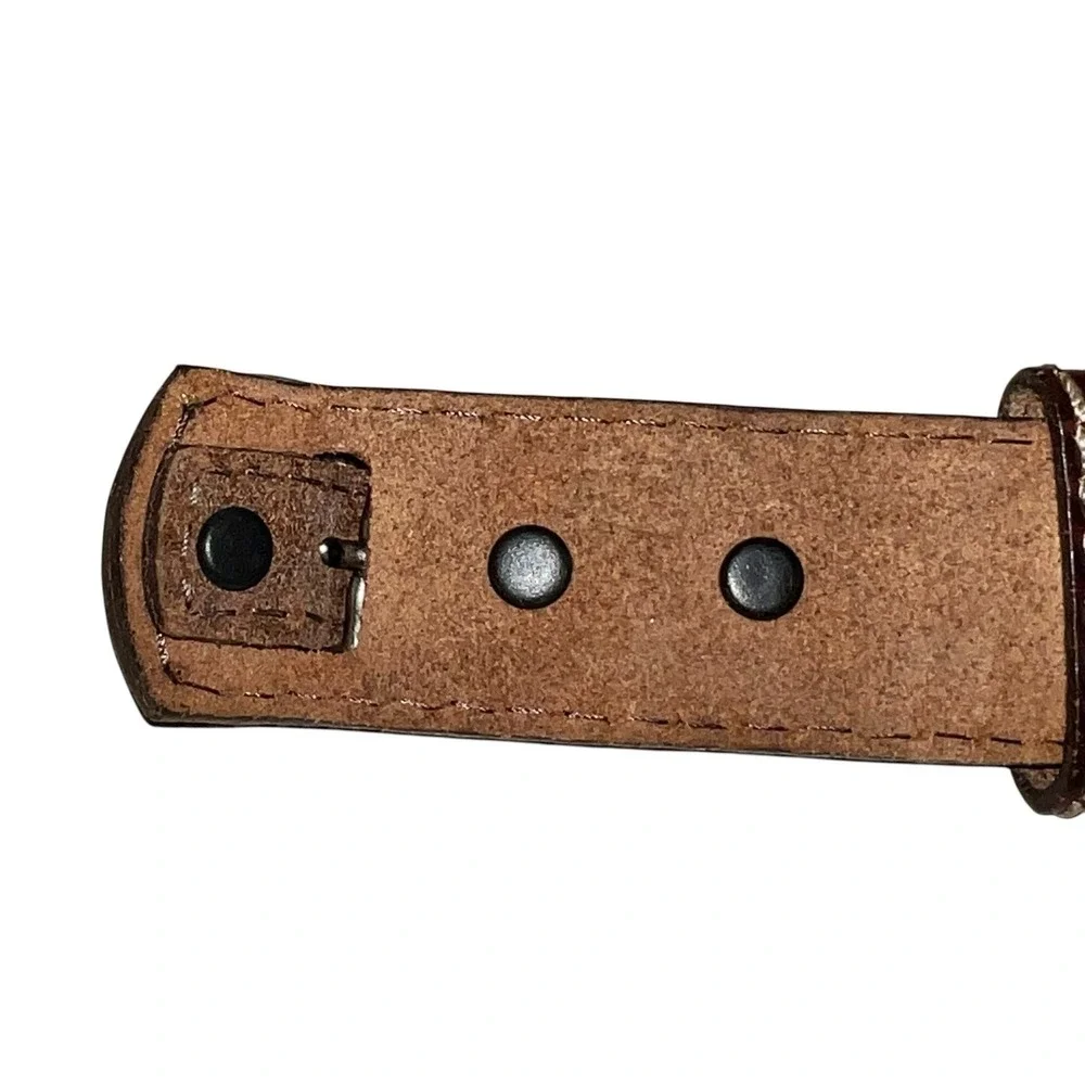 Duluth‎ Trading Co Ranger Work Belt Mens 90013 Brown Leather Size 48